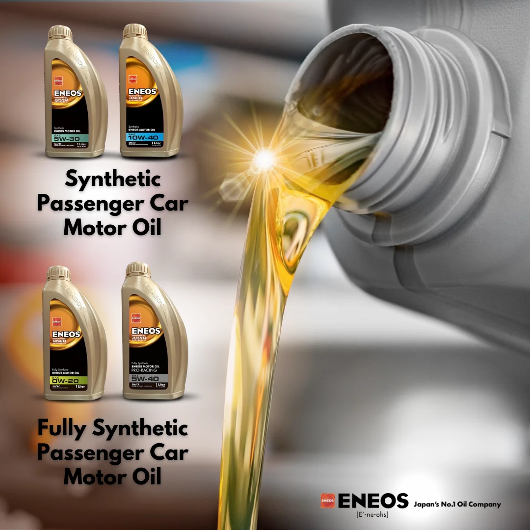 Synthetic And Fully Synthetic Passenger Car Motor Oil Unveiled ENEOS